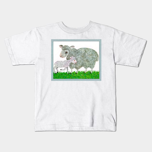 carleeric sheep sj artfond Kids T-Shirt by Bequeat